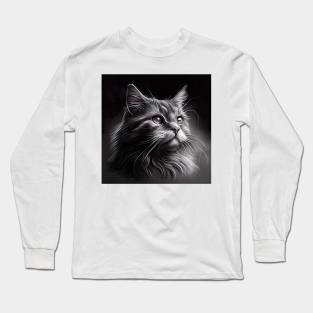 Cat Artwork Long Sleeve T-Shirt